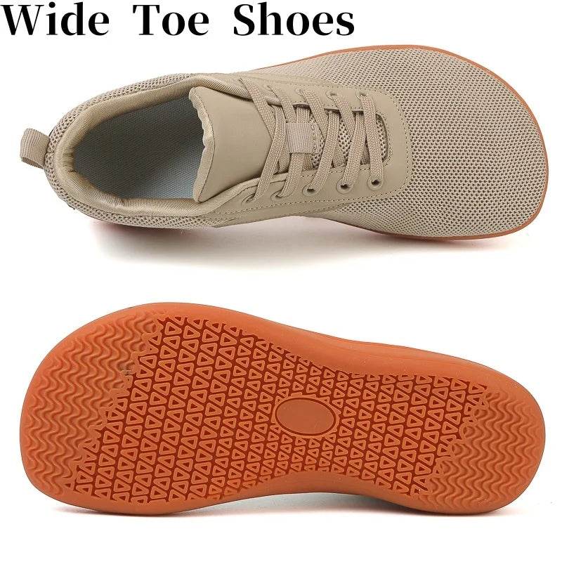 Barefoot Walking Shoes – Minimalist Wide Toe Zero Drop Sneakers - Stylemein