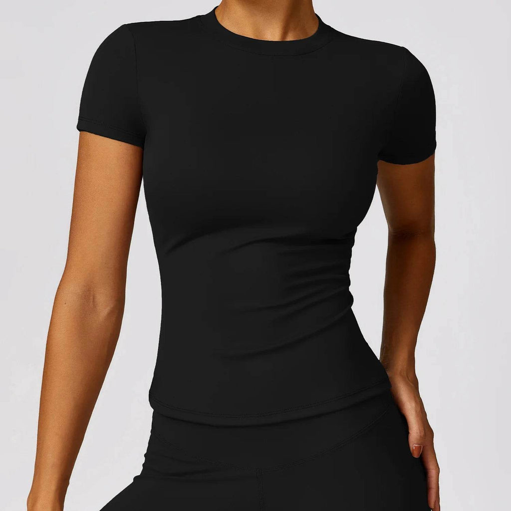 Breathable Slim Fit Sports T-Shirt – Women’s Active Gym Tee - Stylemein