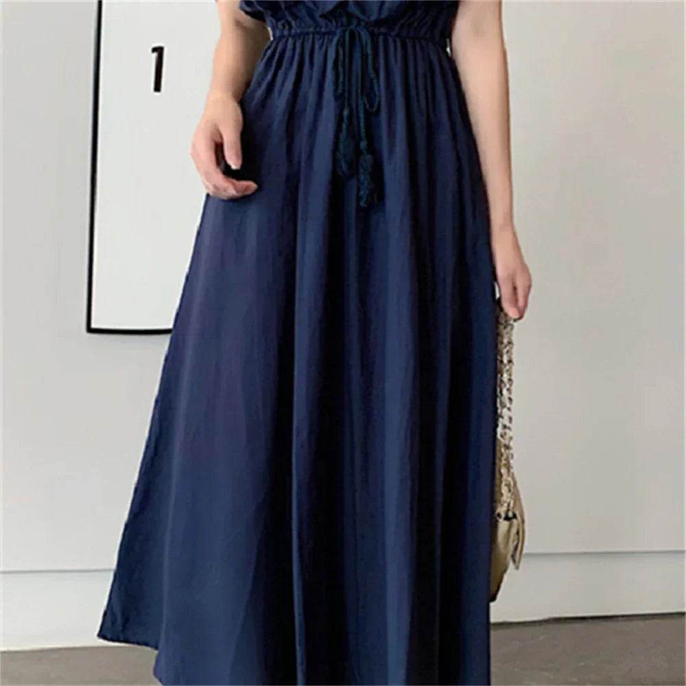 10-Color S-2XL Vintage Maxi Summer Dress for Women - Perfect for Evening and Beach - Stylemein