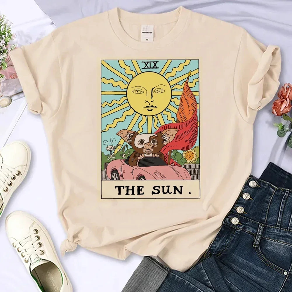 Women’s Gremlins Anime Comic Print T-shirt – Streetwear Graphic Tee