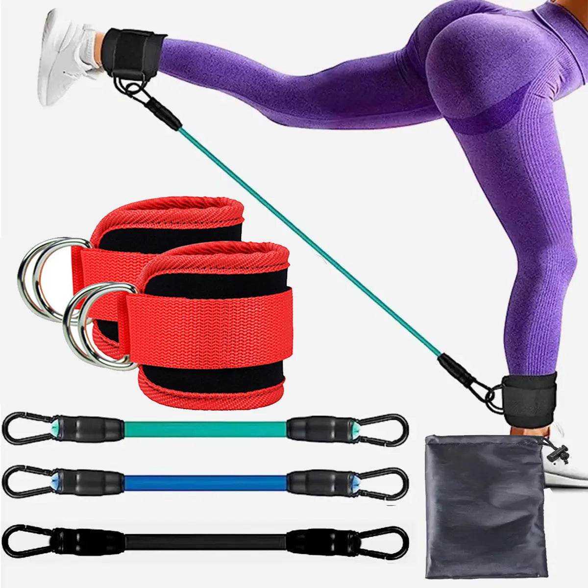 Ankle Strap Resistance Bands – Leg & Glute Workout Bands - Stylemein