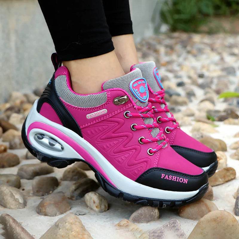Stylish Platform Sneakers for Women: Comfortable, Breathable & Perfect for Walking - Stylemein