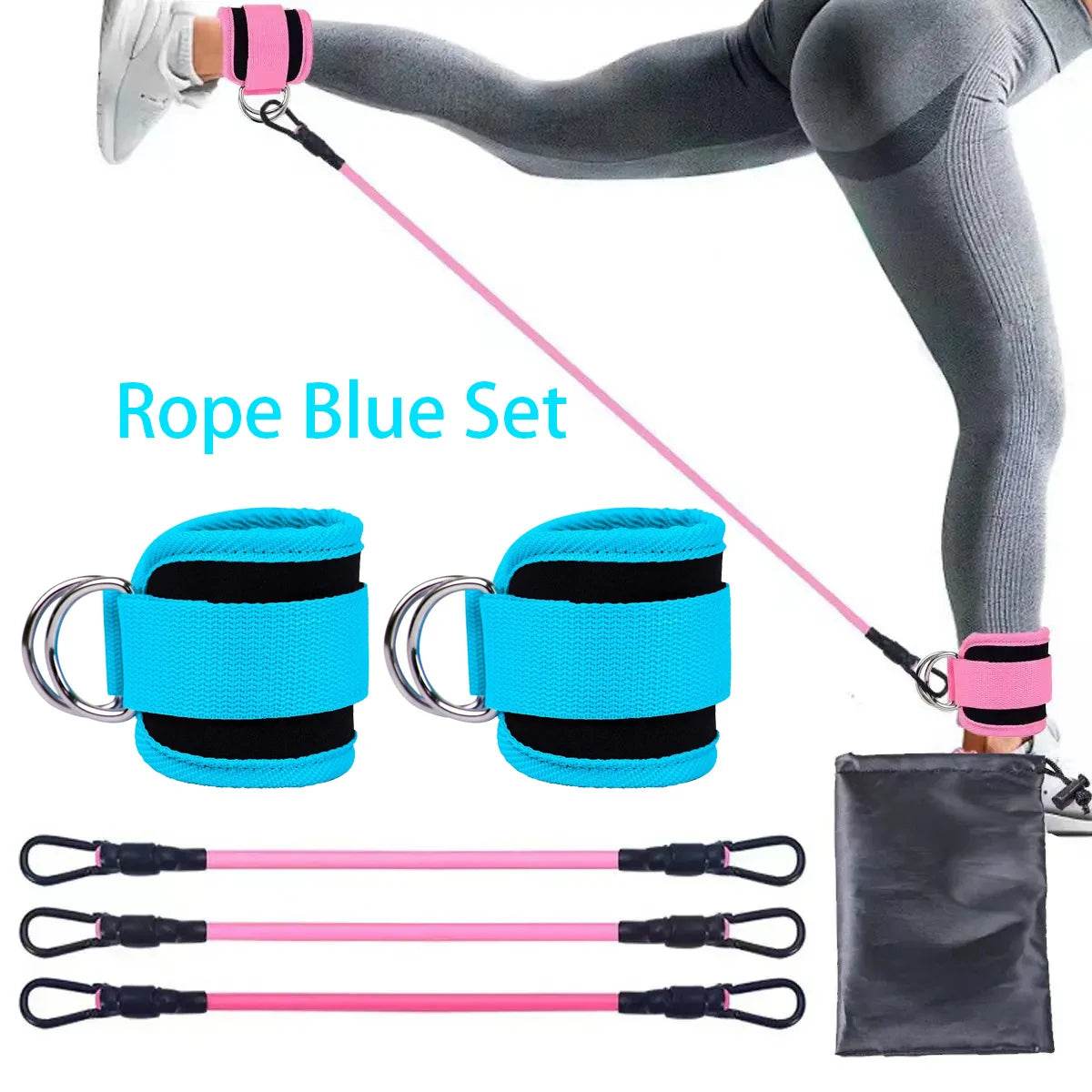 Ankle Strap Resistance Bands – Leg & Glute Workout Bands - Stylemein