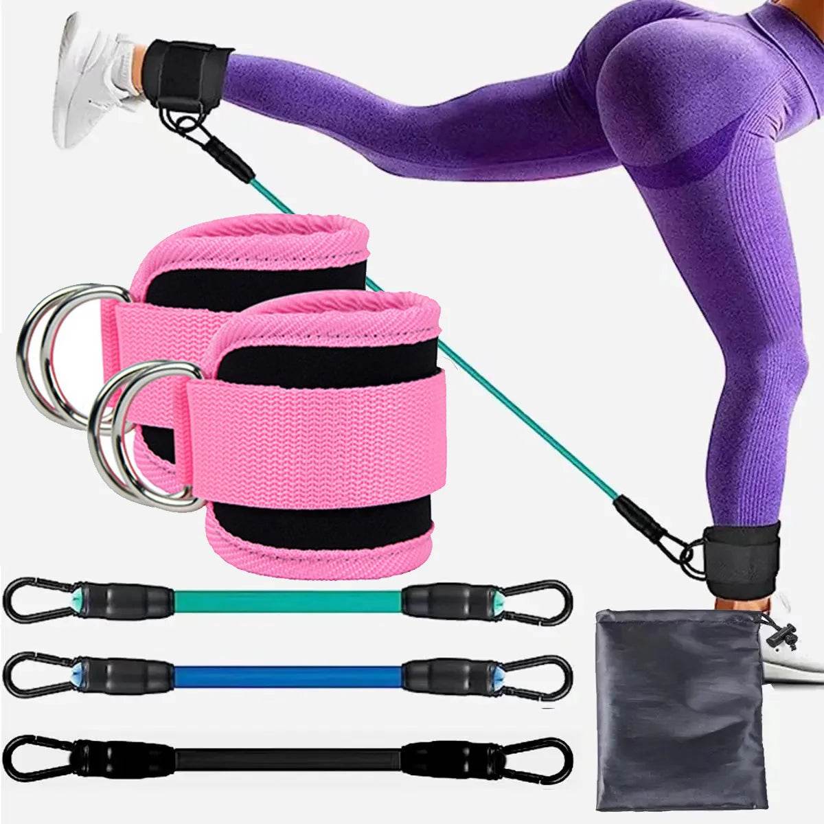 Ankle Strap Resistance Bands – Leg & Glute Workout Bands - Stylemein
