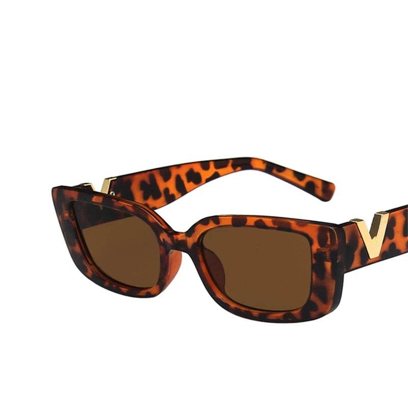 Stylemein - Retro Rectangle Sunglasses – Vintage Small Frame Eyewear for Women