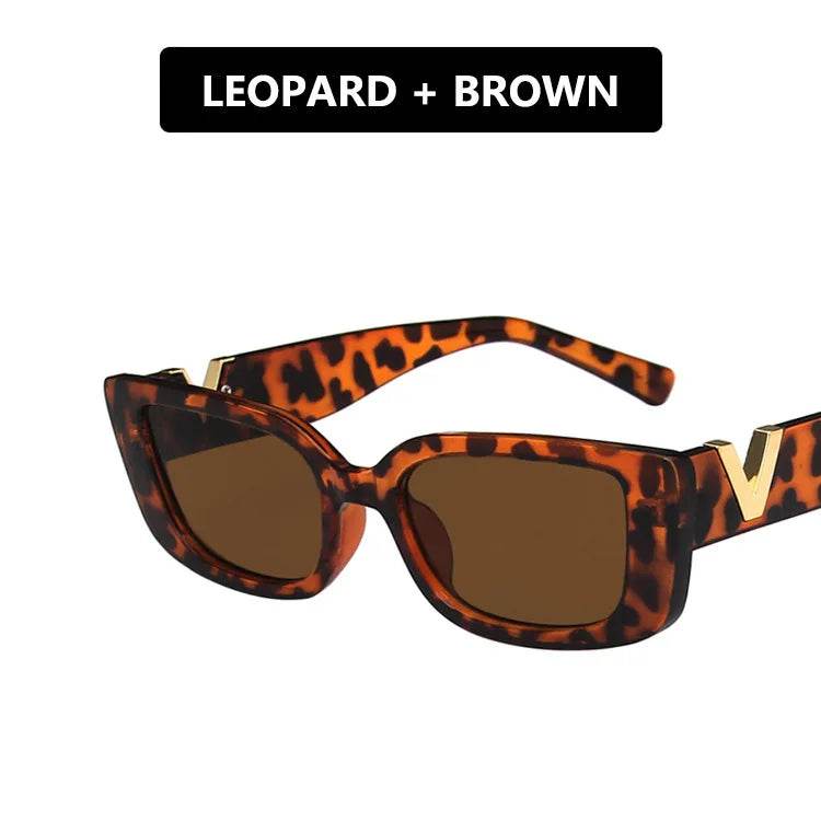 Stylemein - Retro Rectangle Sunglasses – Vintage Small Frame Eyewear for Women