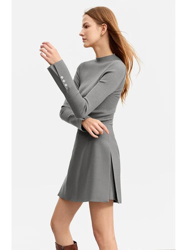 Stylemein - Women’s High-Waist A-Line Skirt – Minimalist Casual Spring Fashion