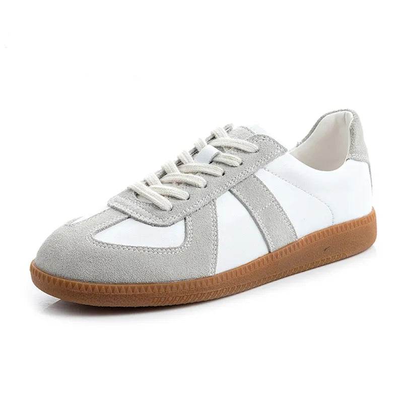 Genuine Leather Women's Training Shoes: Stylish Comfort for Everyday - Stylemein