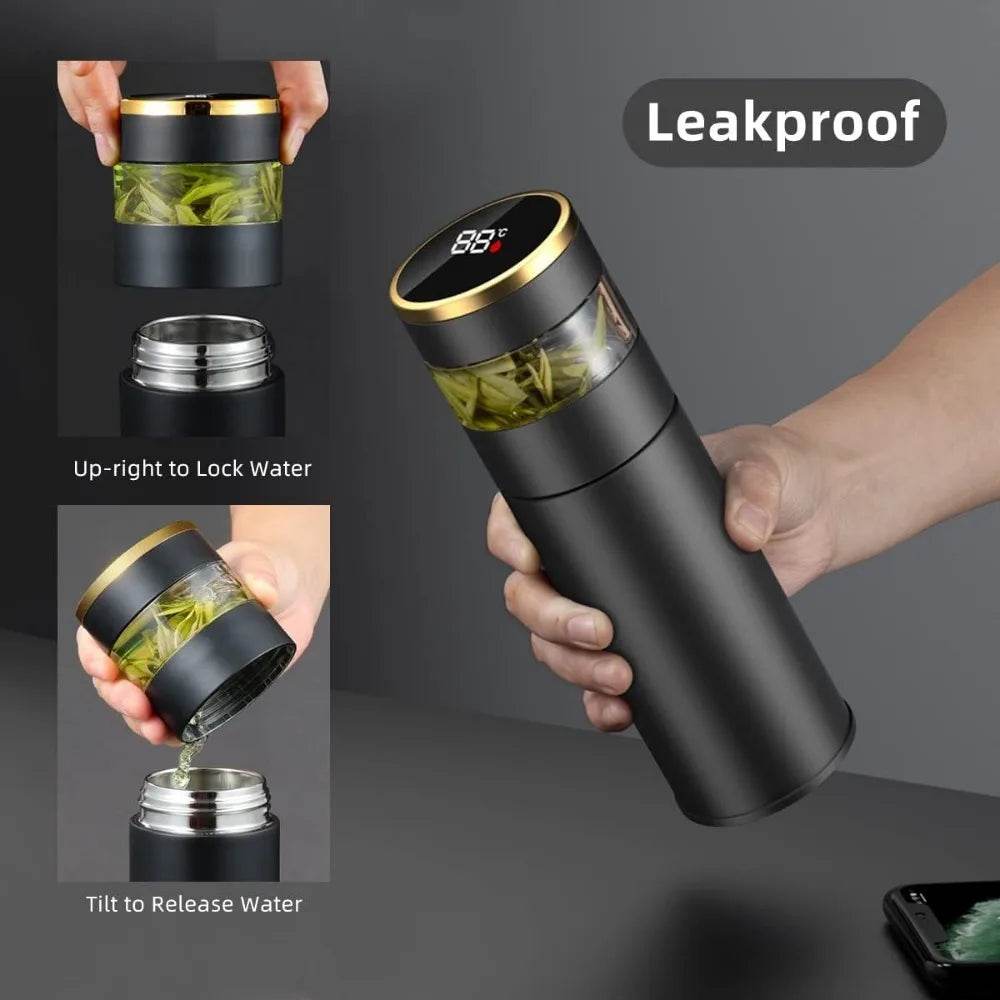 Insulated hot and cold tea bottle (450ml)

