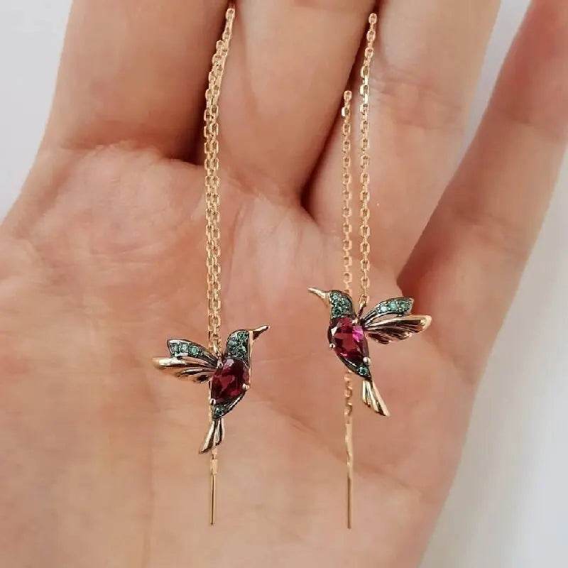 Long Irregular Tassel Earrings – 2PC Fashion Statement Jewelry - Stylemein