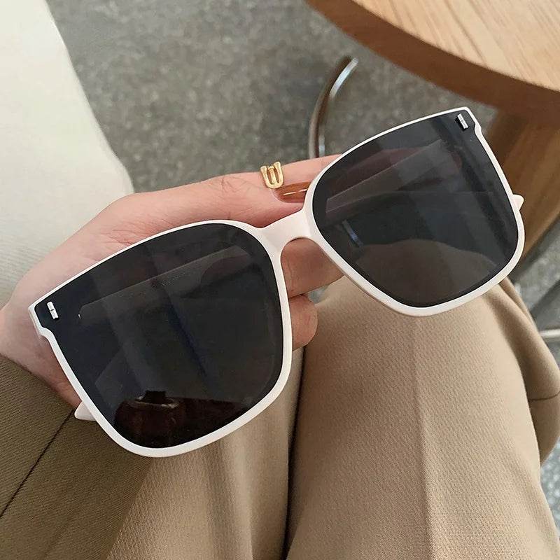 Stylemein - Korean Fashion Square Sunglasses Women Men Retro Beach Eyewear