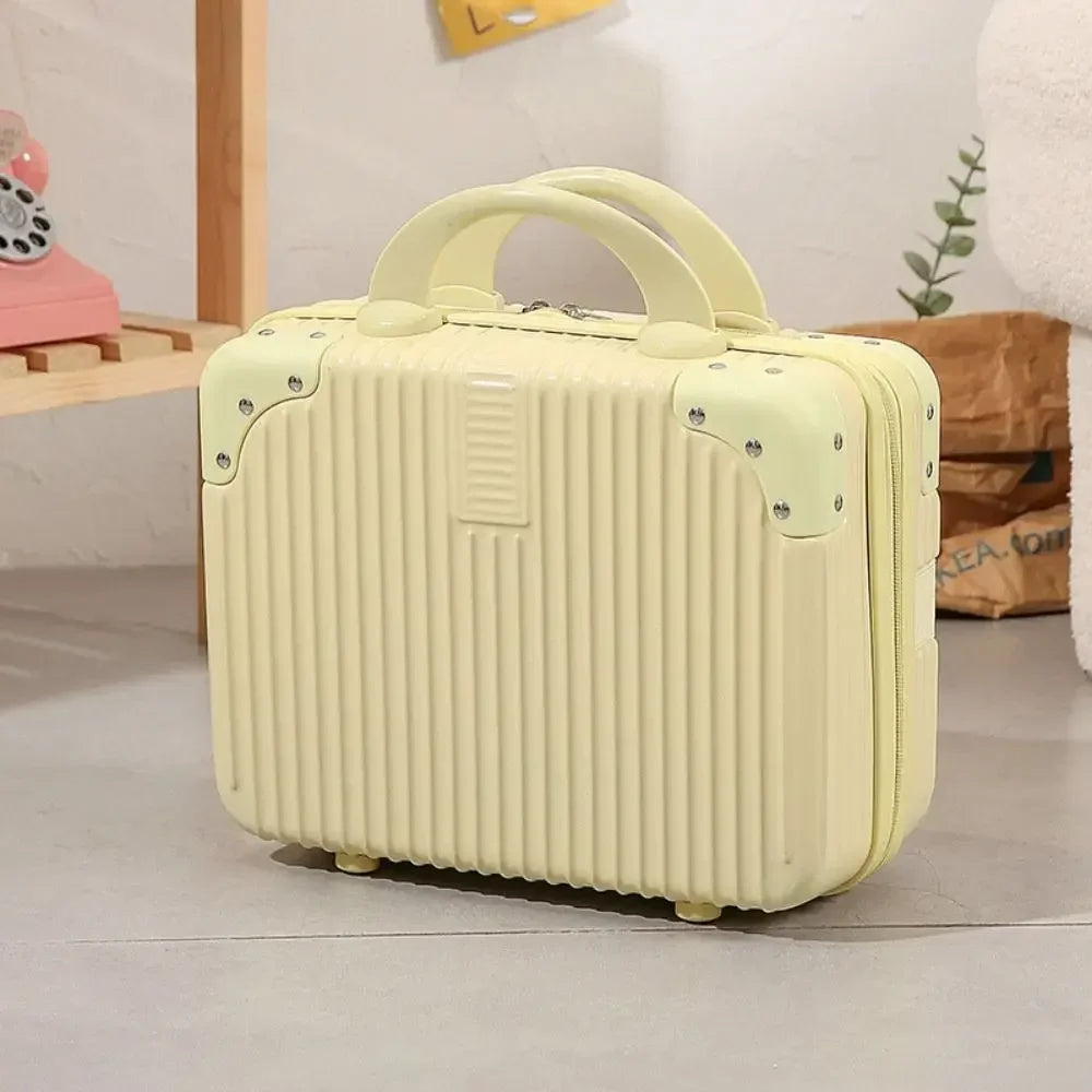Mini Travel Suitcase 14" – Hard Shell Makeup & Cosmetic Case