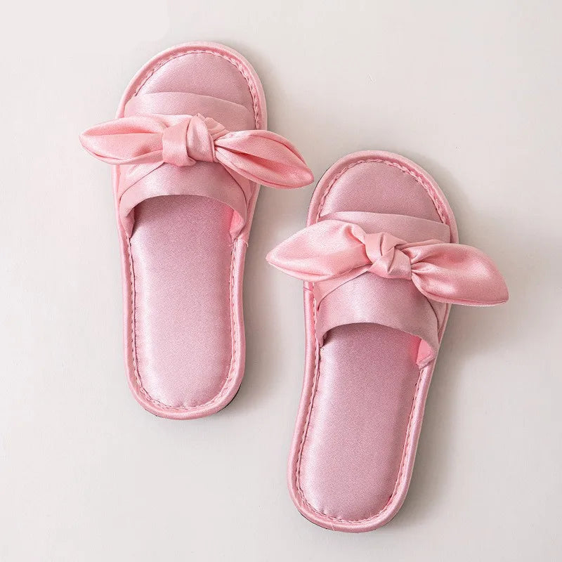 Women’s bow slip-on sandals

