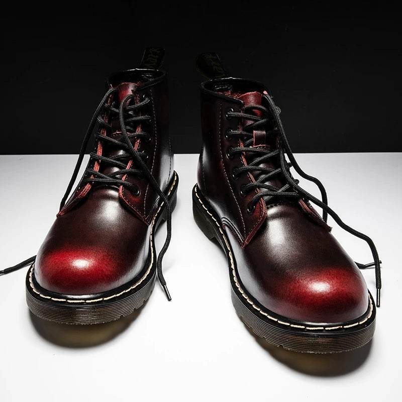Genuine Leather Unisex Snow Boots – Warm, Stylish & Weather-Ready (Sizes 37–48) - Stylemein