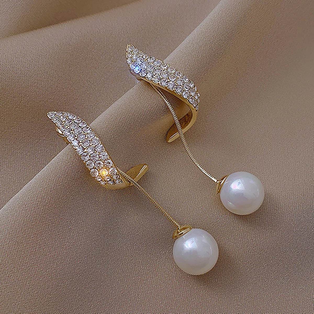 Long Irregular Tassel Earrings – 2PC Fashion Statement Jewelry - Stylemein