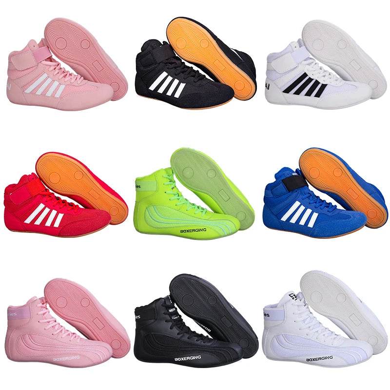 Pro Wrestling & Boxing Boots: Unisex, Anti-Slip & Breathable - Stylemein
