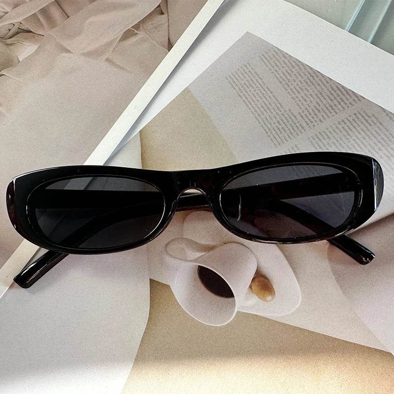 Stylemein - Women’s Retro Oval Sunglasses – Small Frame UV400 Fashion Eyewear