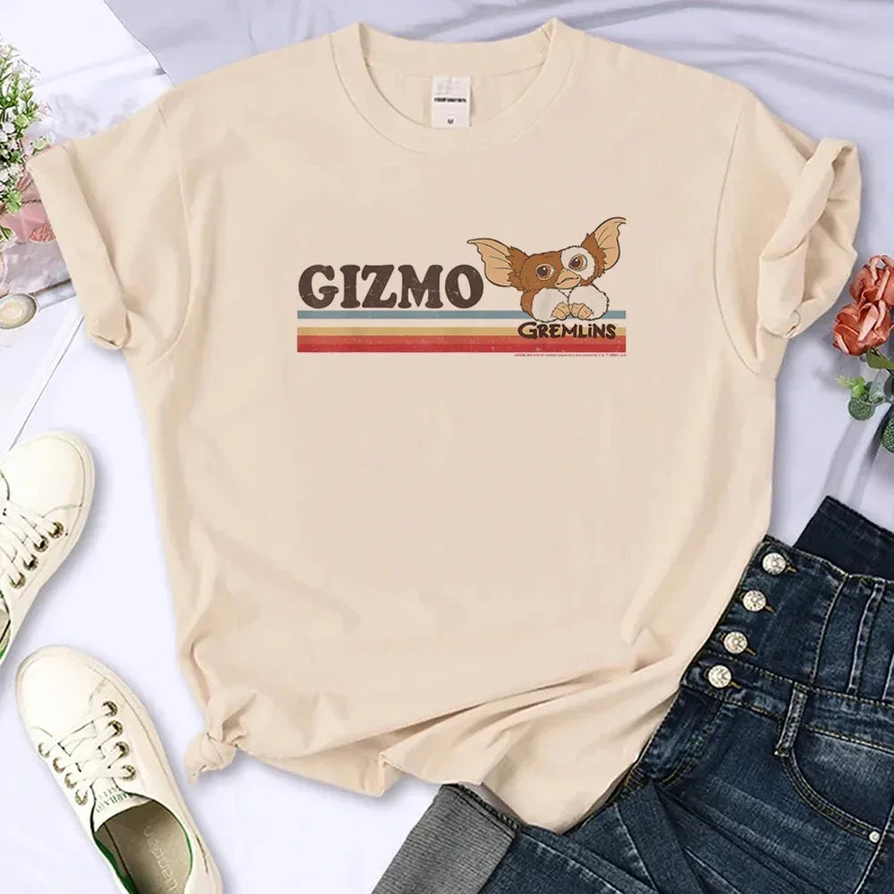 Women’s Gremlins Anime Comic Print T-shirt – Streetwear Graphic Tee