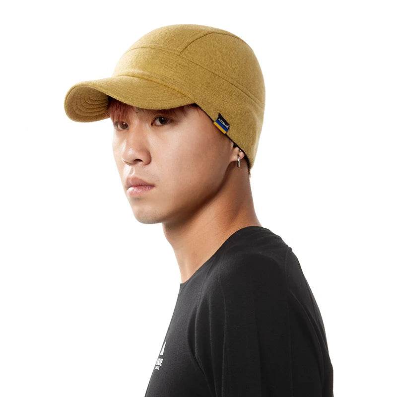 Warm Winter Ear Hat with Collapsible Brim: Ideal for Running & Outdoor Activities - Stylemein