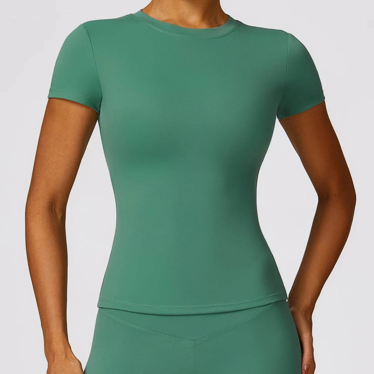 Breathable Slim Fit Sports T-Shirt – Women’s Active Gym Tee - Stylemein