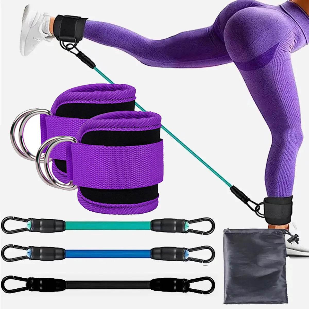 Ankle Strap Resistance Bands – Leg & Glute Workout Bands - Stylemein