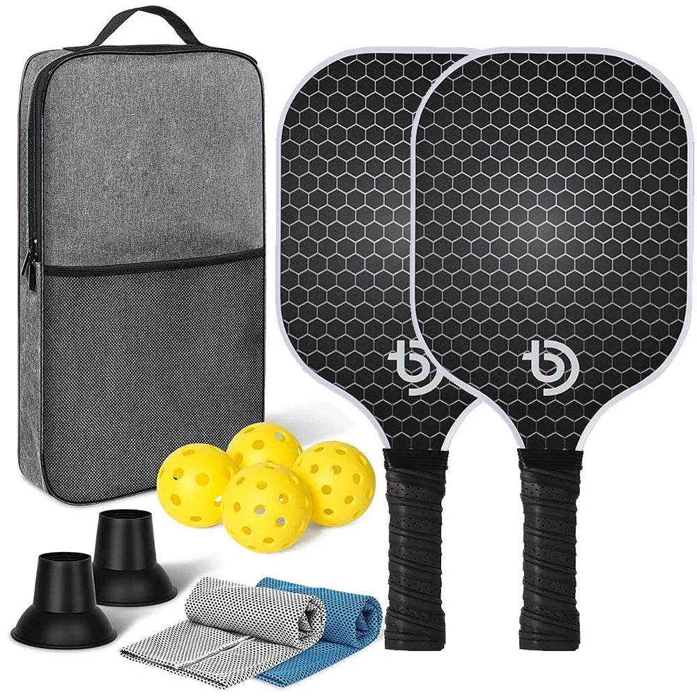 USAPA Pickleball Paddle Set – Graphite Carbon Fiber Racquets - Stylemein