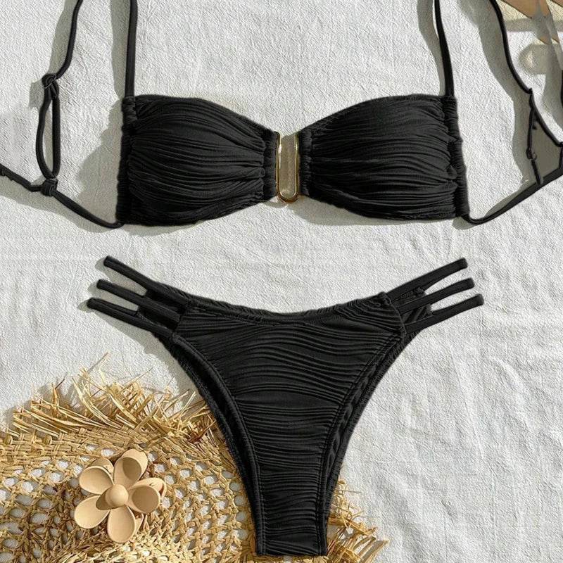 Sexy Push-Up Bikini Set: Brazilian Swimwear for Women - Stylemein