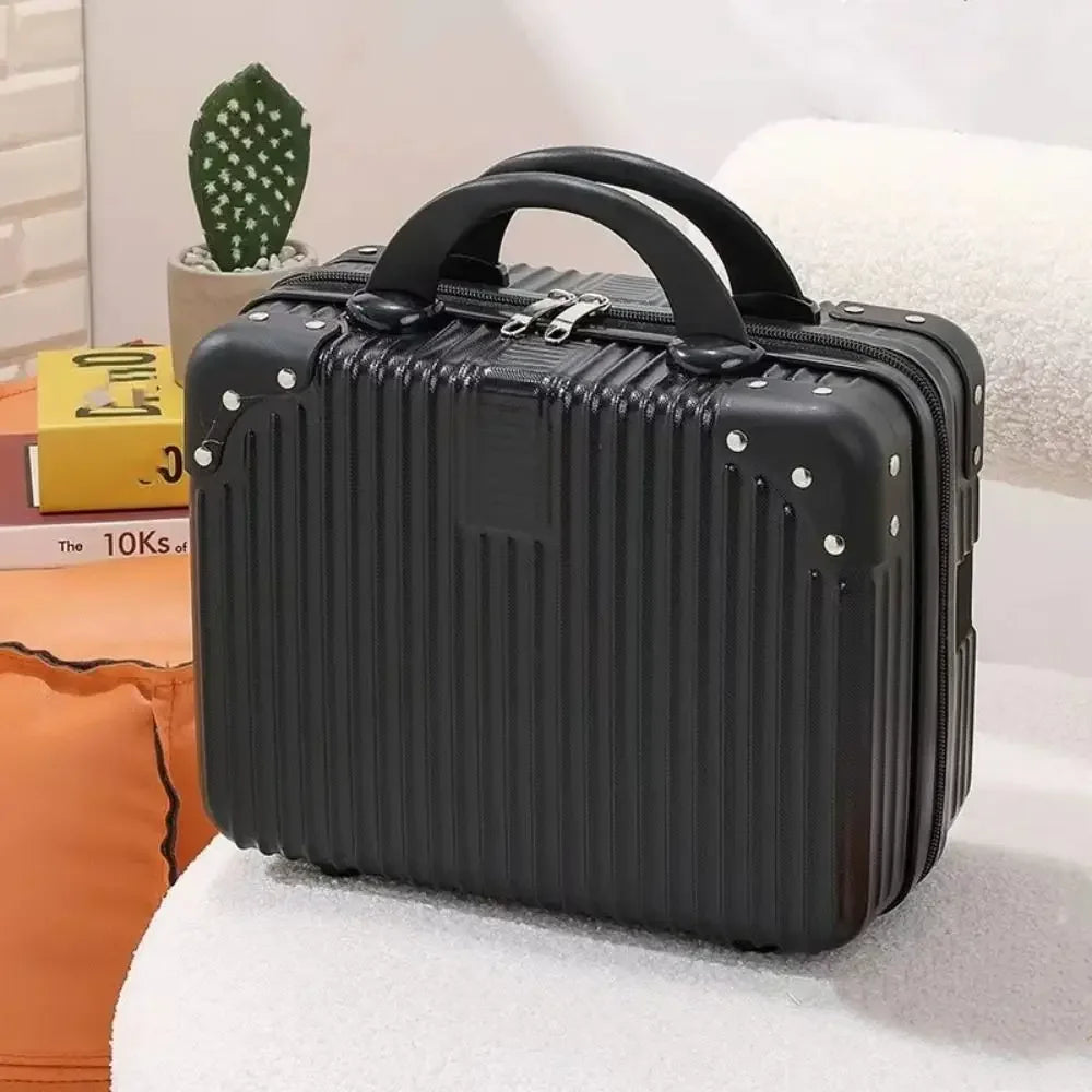 Mini Travel Suitcase 14" – Hard Shell Makeup & Cosmetic Case