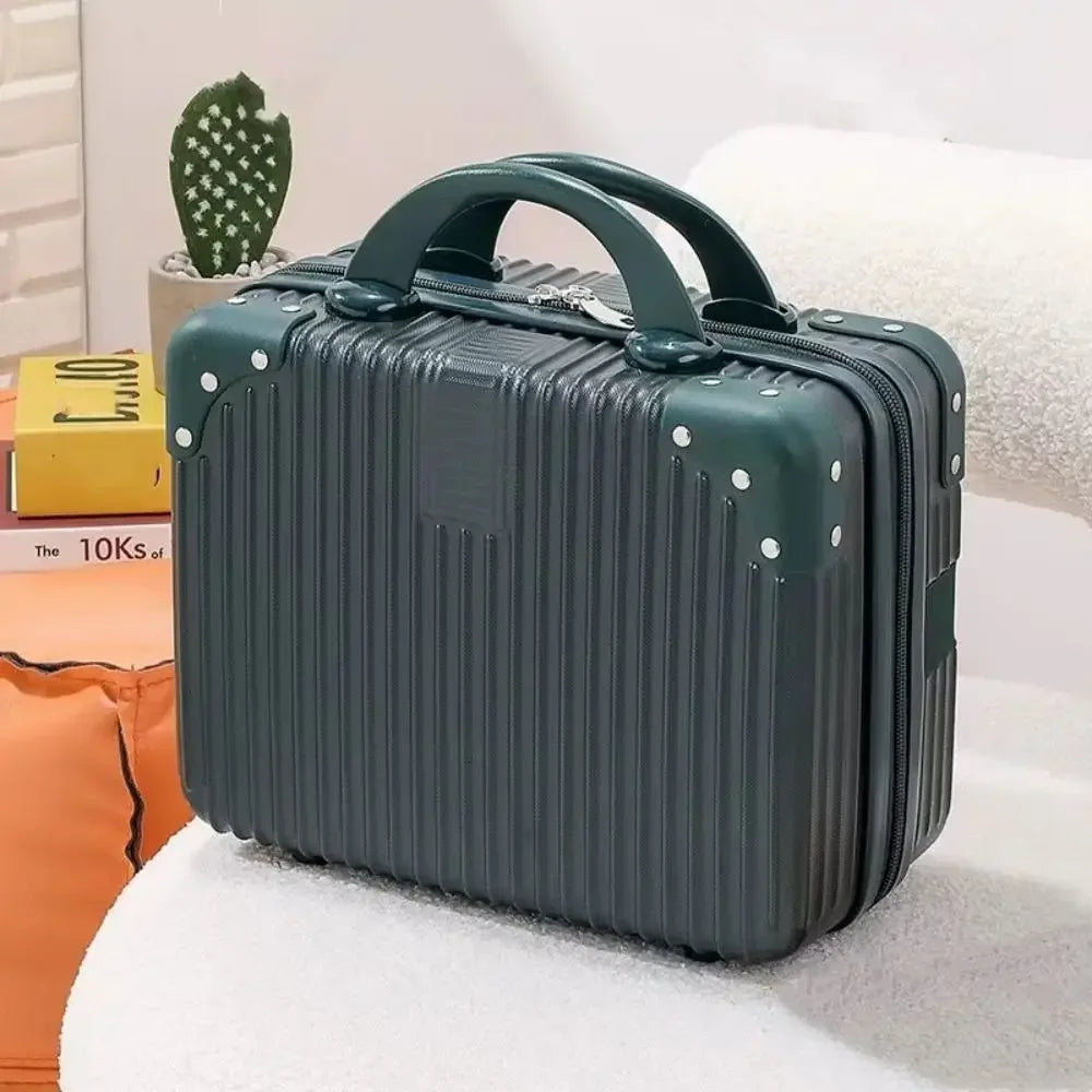 Mini Travel Suitcase 14" – Hard Shell Makeup & Cosmetic Case