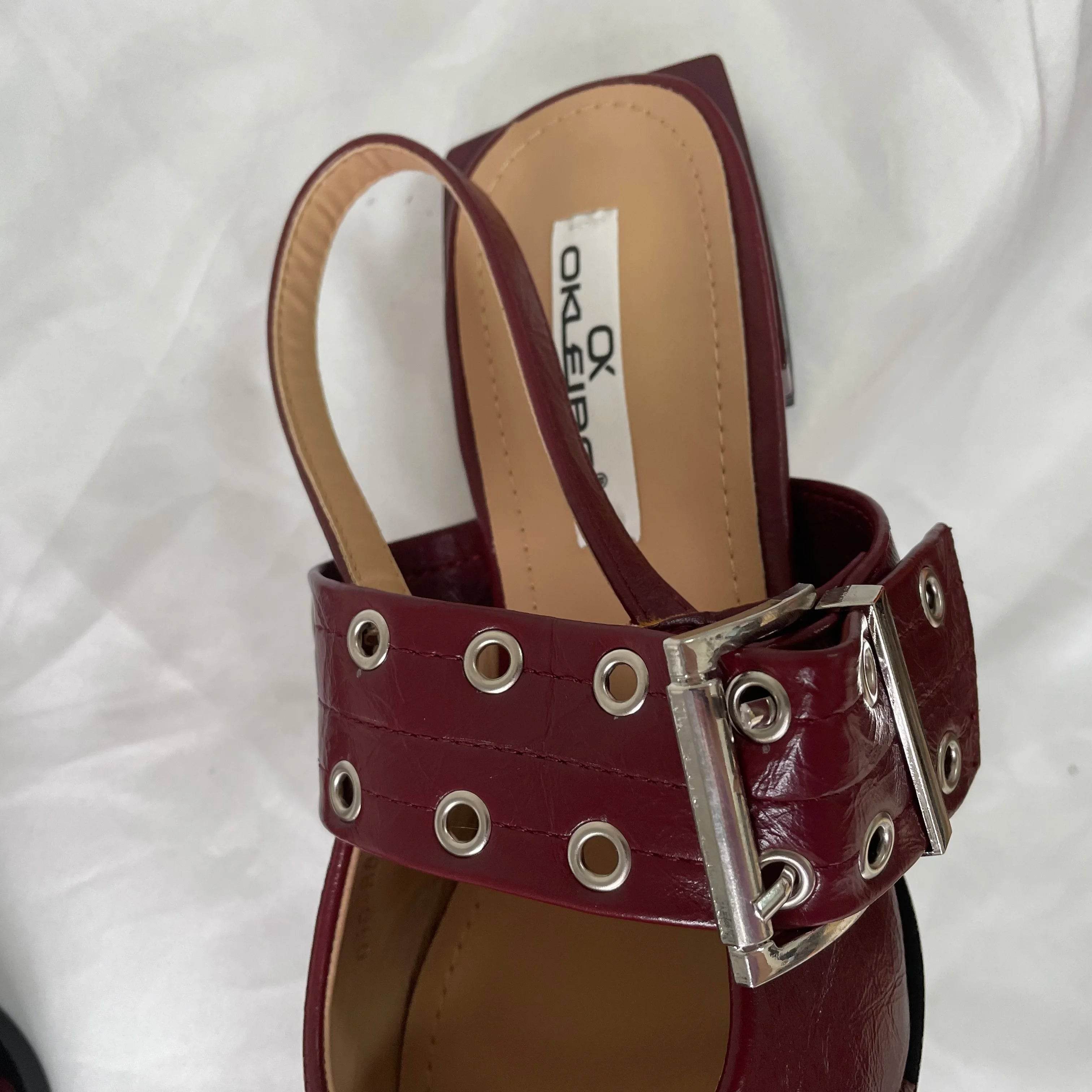 Pointed Toe Slingback Flats – Women’s Shallow Cut Fashion Flats in Big Sizes - Stylemein