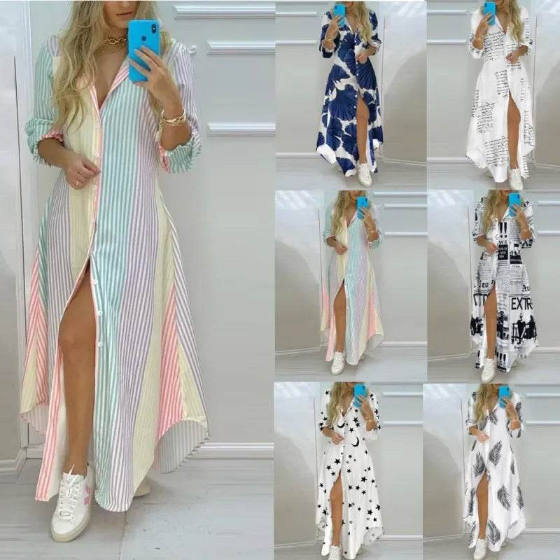 Summer Floral Print Maxi: Sexy Spaghetti Strap Chest Wrap Beach Dress - Stylemein