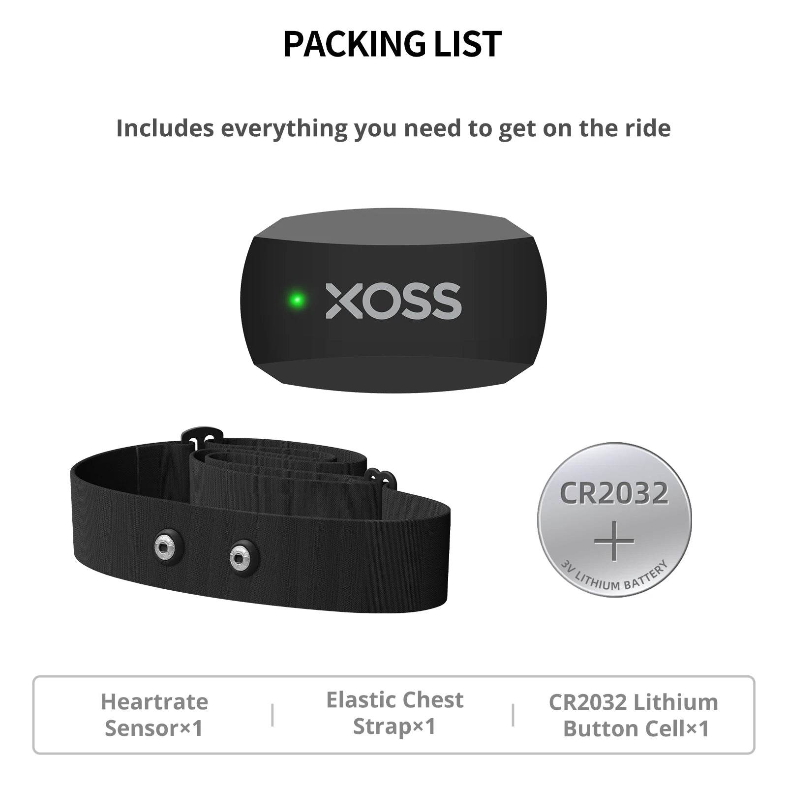 Wireless Heart Rate Monitor Chest Strap: Track Your Fitness for Cycling & Running - Stylemein