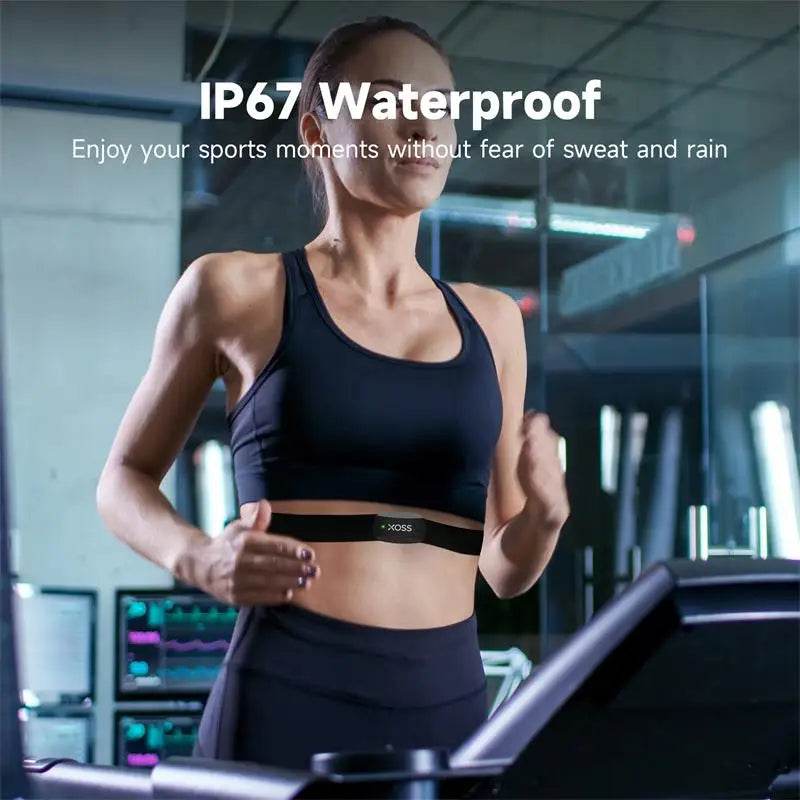 Wireless Heart Rate Monitor Chest Strap: Track Your Fitness for Cycling & Running - Stylemein