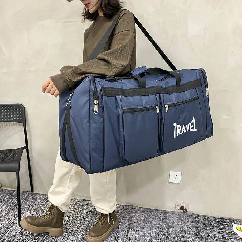 Foldable Travel & Sports Duffel Bag: Large, Waterproof & Versatile - Stylemein