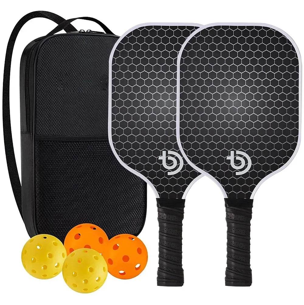USAPA Pickleball Paddle Set – Graphite Carbon Fiber Racquets - Stylemein