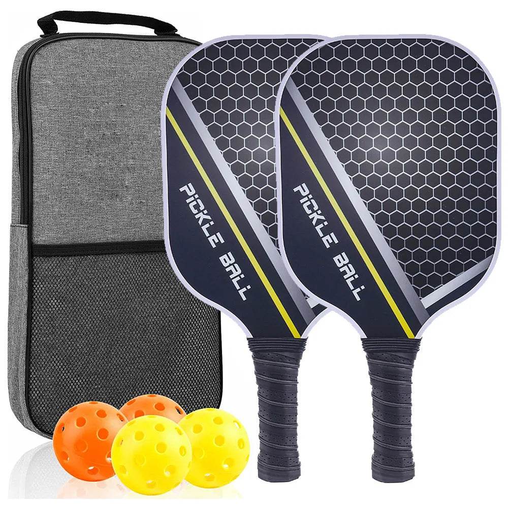 USAPA Pickleball Paddle Set – Graphite Carbon Fiber Racquets - Stylemein