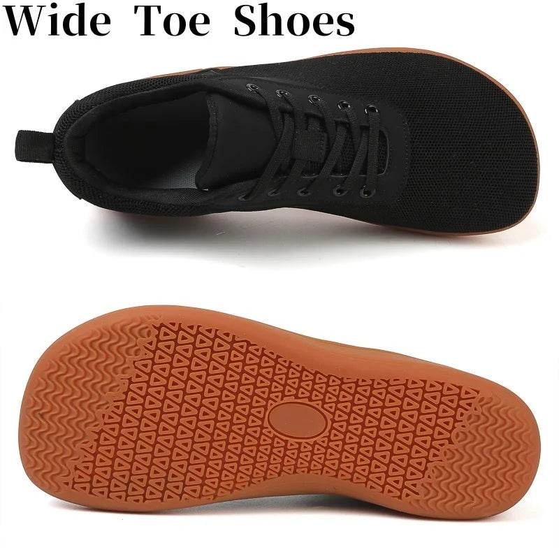 Barefoot Walking Shoes – Minimalist Wide Toe Zero Drop Sneakers - Stylemein