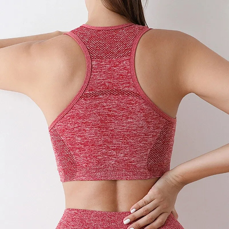 Fitness bra with high support


