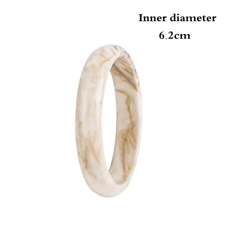 Wide Cuff Geometric Metal Bangles for Women & Men