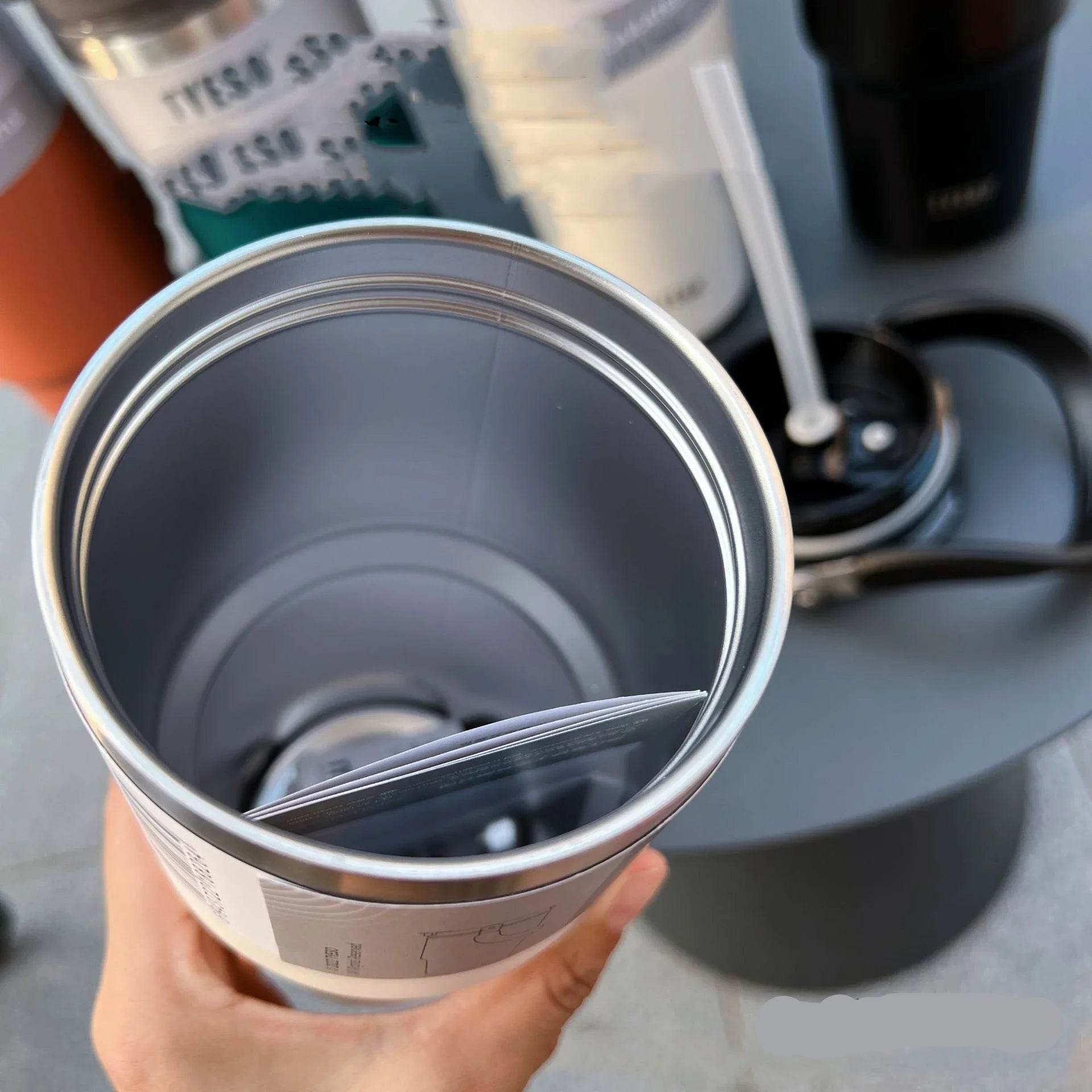 Double-Insulated Stainless Steel Travel Mug: Keep Drinks Hot or Cold On-the-Go