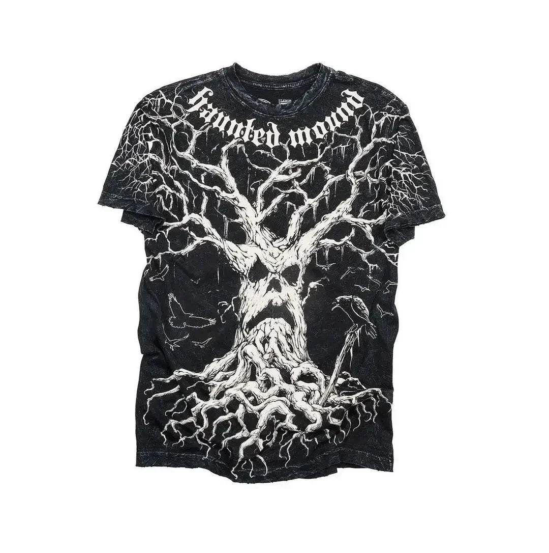 Oversized Vintage Graphic T-Shirt for Women – Edgy Punk Streetwear Tee with Bold Hip Hop Print - Stylemein