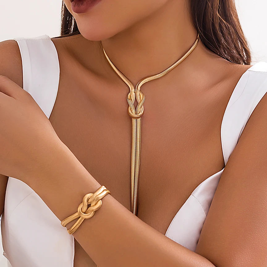 Snake chain jewelry set

