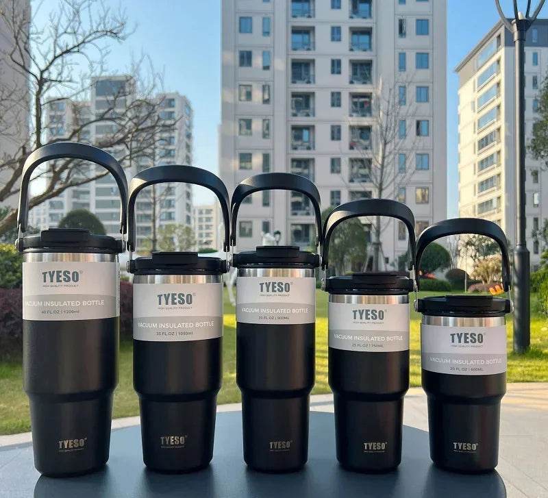 Double-Insulated Stainless Steel Travel Mug: Keep Drinks Hot or Cold On-the-Go - Stylemein