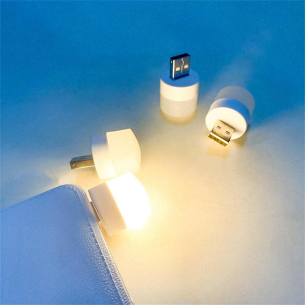 Mini USB Night Light: LED Lamp with USB Plug and Power Bank Charging –  Stylemein