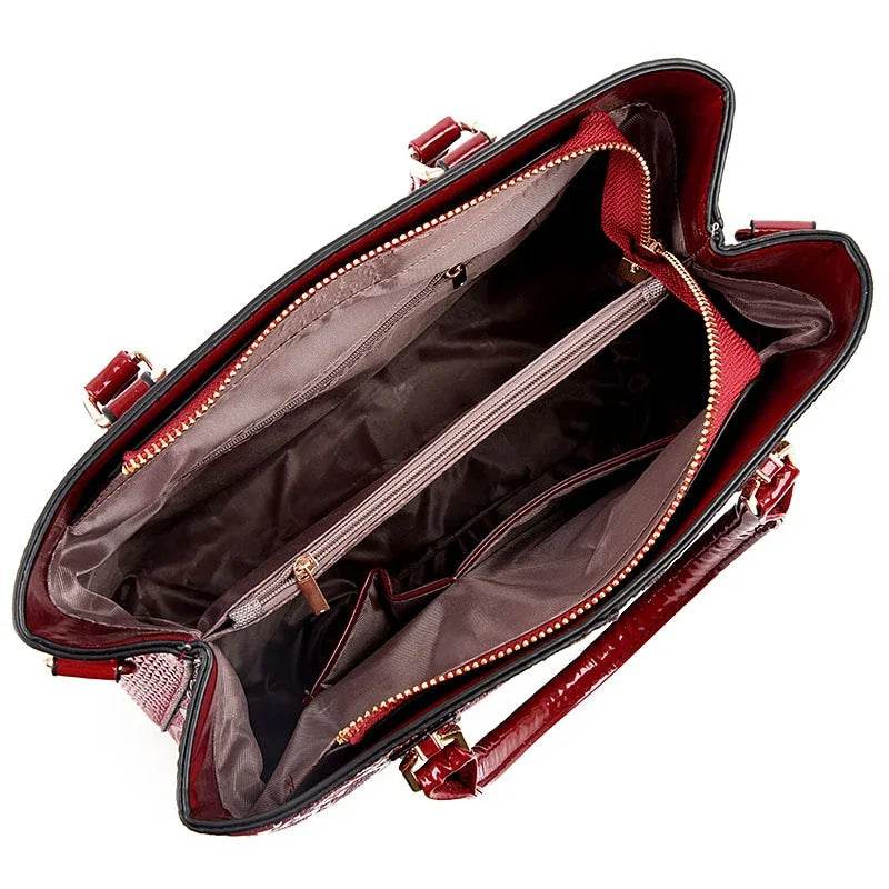 Large Capacity Tote Bag, Brand Leather Shoulder bag, Luxury Crossbody Bags for Women - Stylemein