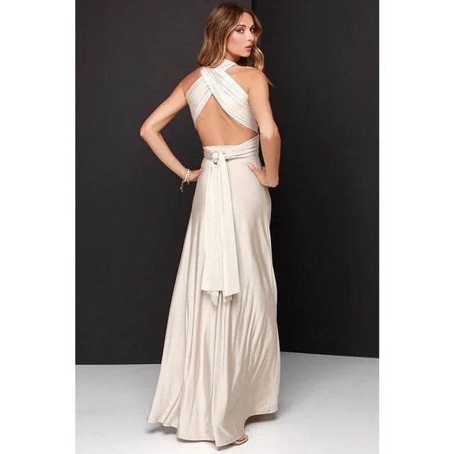 Stylemein - Backless Maxi Dress | Halter Dress - Stylemein