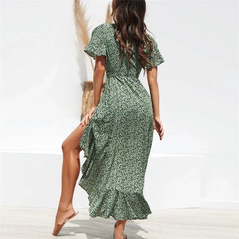 Stylemein - Cut Out Maxi Dress | Tiers Maxi Dress - Stylemein