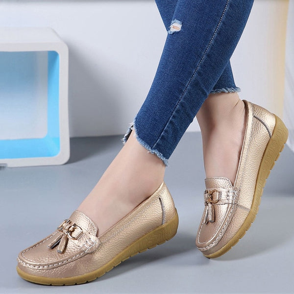 Fashion 2023 Ballet Shoes Women Shallow Slip on Women Flat Loafers Shoes Ladies Casual Pointed Toe