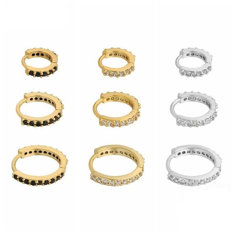 Stylemein – Huggie Hoop Earring Set Minimalist Hoop Earrings - Stylemein