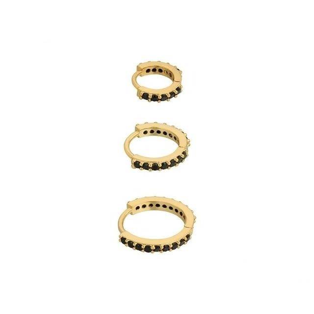 Stylemein – Huggie Hoop Earring Set Minimalist Hoop Earrings - Stylemein